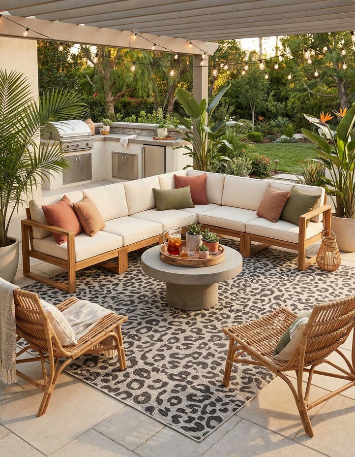 10' x 13' Easy-Clean Safari Indoor / Outdoor...
