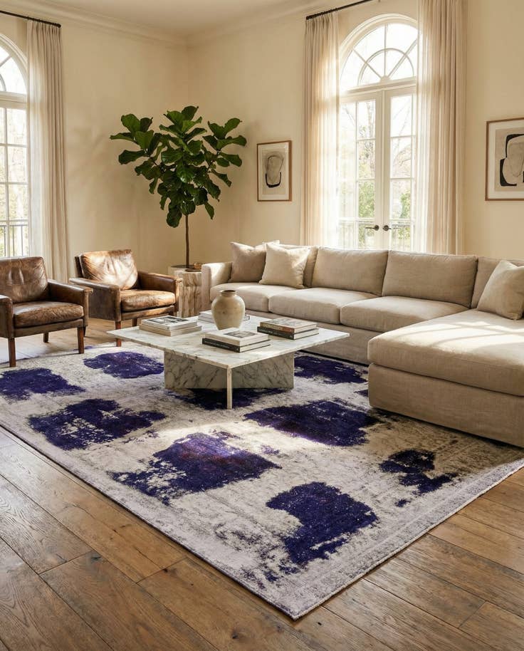 Detail image of 9' 5 x 12' 8 Hand Knotted Ultra Vintage Persian Wool Rug