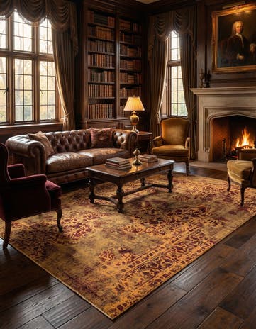 7' 4 x 10' 10 Vintage Royal Wool Rug