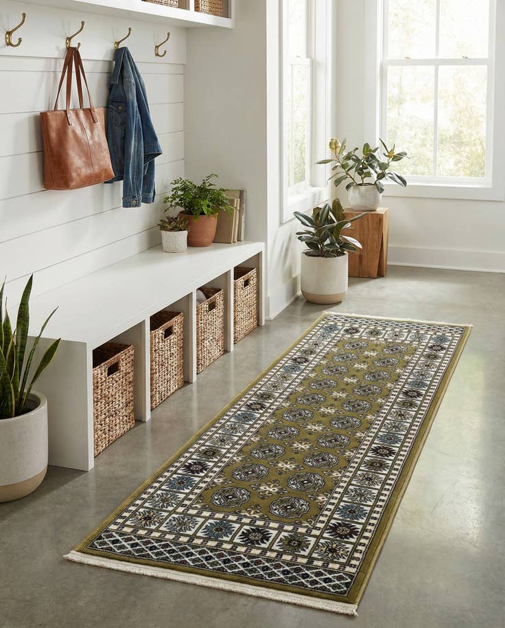 Detail image of 2' x 6' Nain Design Runner Rug
