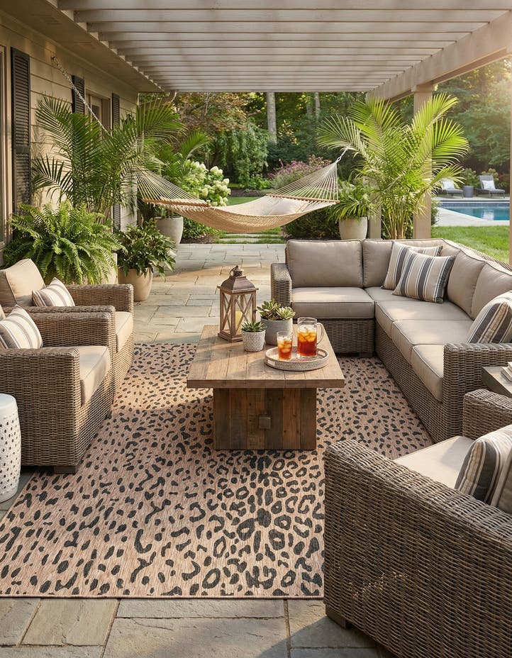 10' x 14' Easy-Clean Safari Indoor / Outdoor...