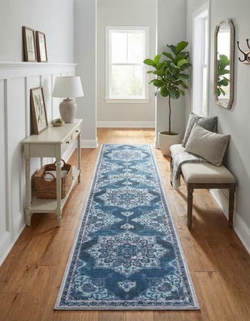 2' x 10' Washable Francesca Runner Rug