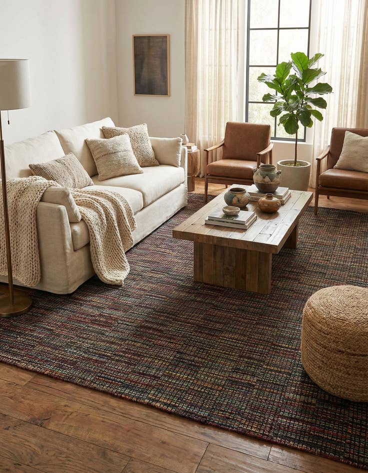 Detail image of  7' 10 x 10' 1  Hand Knotted Moroccan Wool Rug