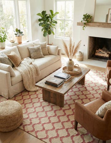 8' 8 x 9' 3 Hand Woven Kilim Modern Wool Square Rug