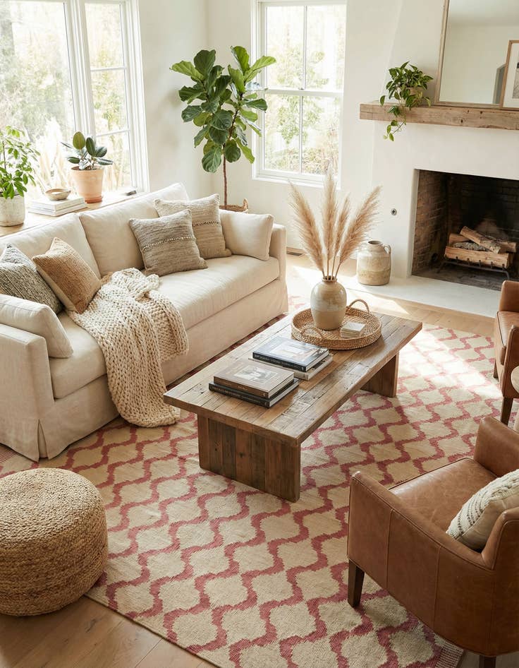 Detail image of 8' 8 x 9' 3  Hand Woven Kilim Modern Wool Square Rug