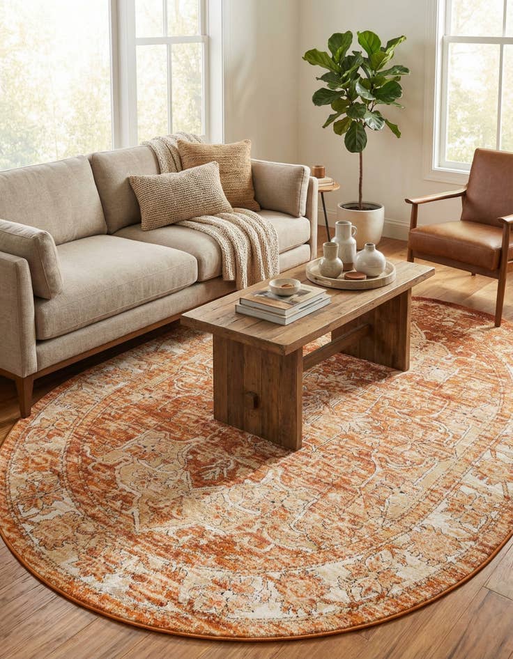 Detail image of  7' 10 x 10' Isabella Oval Rug