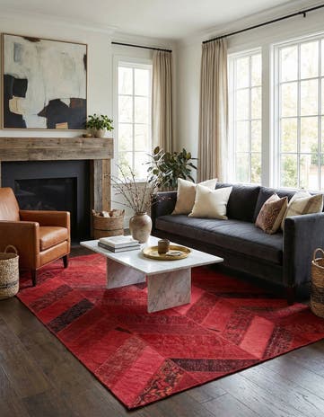 5' x 6' 5 Hand Knotted Ultra Vintage Wool Rug