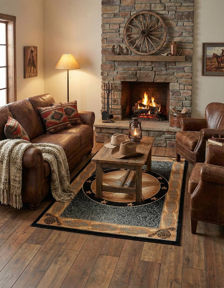 Detail image of  4' x 6' Pioneer Rug