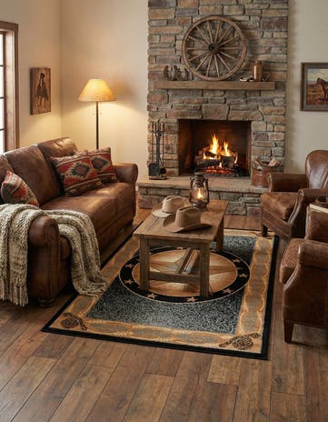 Blue Pioneer Rug