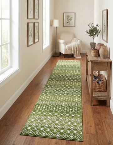 3' 3 x 16' 5 Moroccan Trellis Runner Rug
