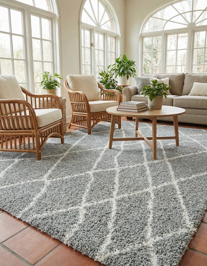 7' 10 x 11' Soft Touch Shag Rug