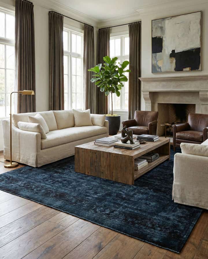 9' 6 x 13' Hand Knotted Ultra Vintage Persian Wool Rug