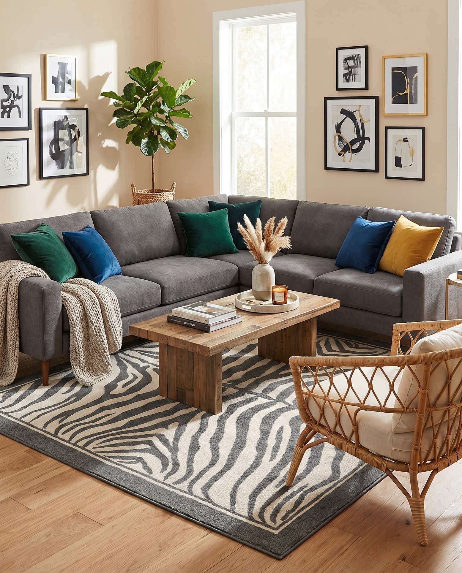 7' 10 x 7' 10 Savannah Square Rug