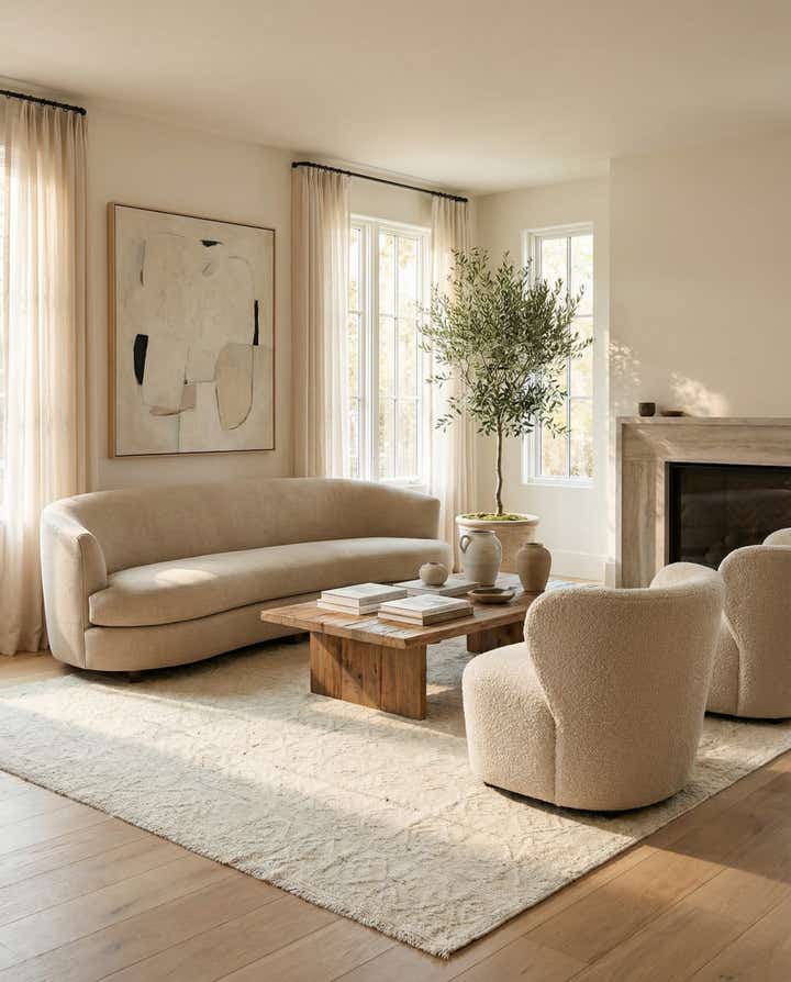 8' 3 x 10' 2 Hand Knotted Moroccan Wool Rug