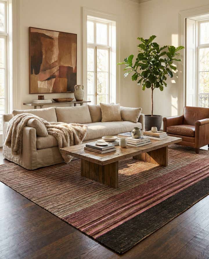 6' 4 x 9' 11 Hand Knotted Darya Wool Rug