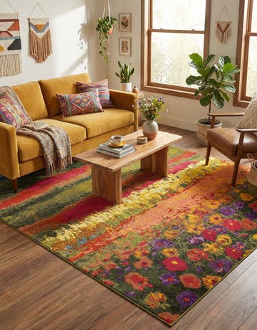 8' x 11' Washable Hyacinth Rug