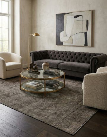 6' 2 x 9' 8 Hand Knotted Ultra Vintage Persian Wool Rug