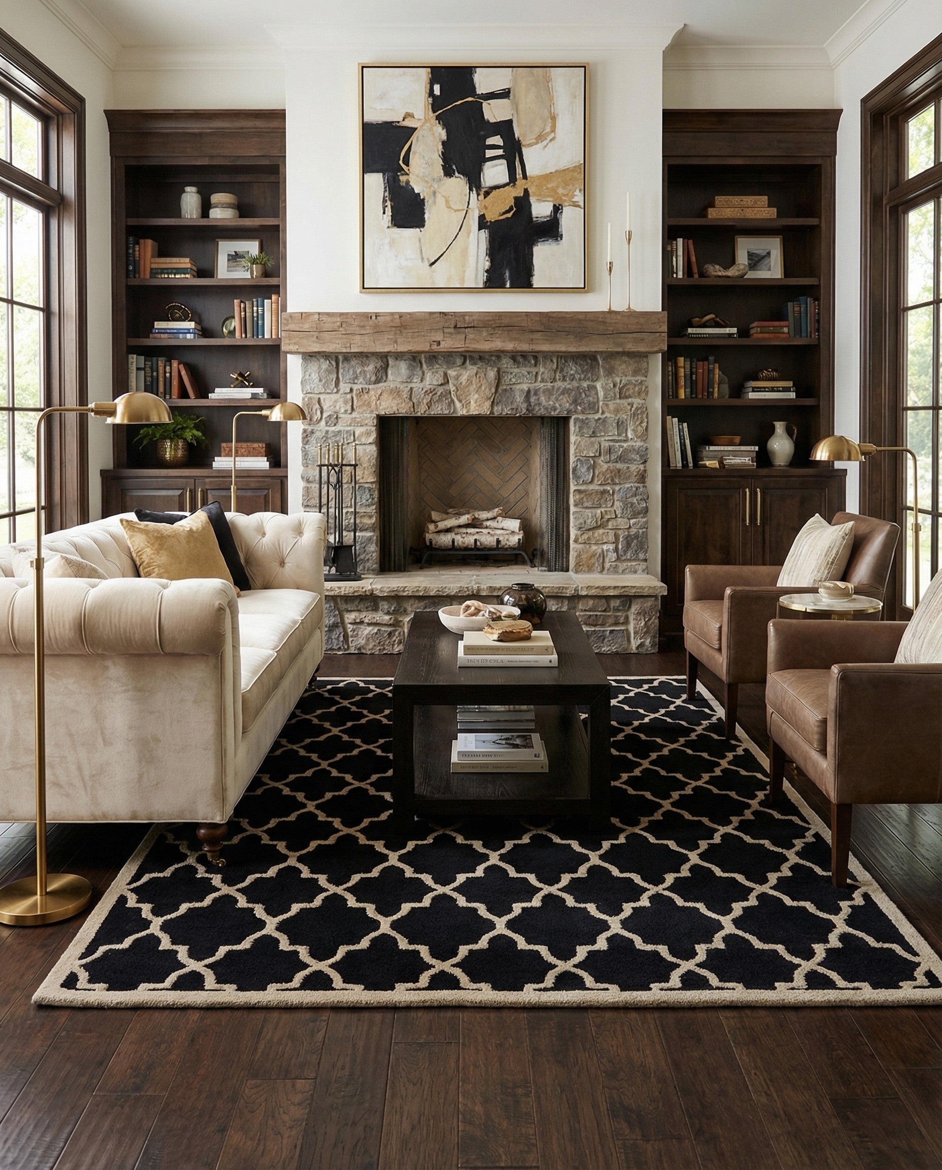 5' 1 x 8' Luna Wool Rug