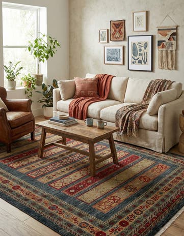 7' x 10' Kashkuli Gabbeh Rug