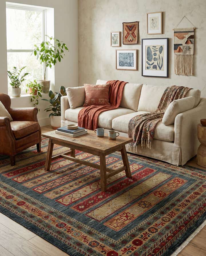 7' x 10' Kashkuli Gabbeh Rug