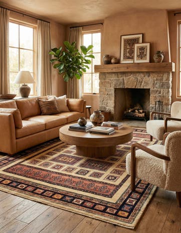 4' 9 x 7' 7 Kashkuli Rug