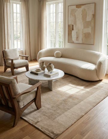 8' 1 x 11' 11 Hand Knotted Darya Wool Rug
