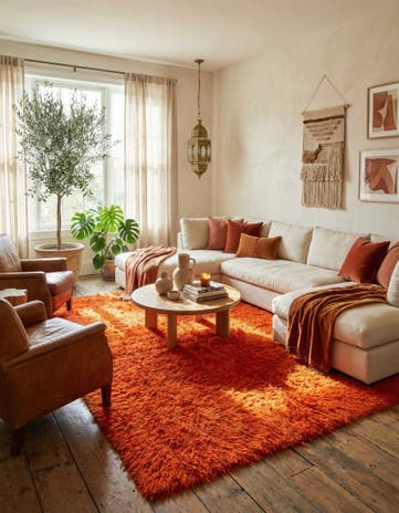 7' 4 x 8' 11 Hand Knotted Moroccan Wool Rug