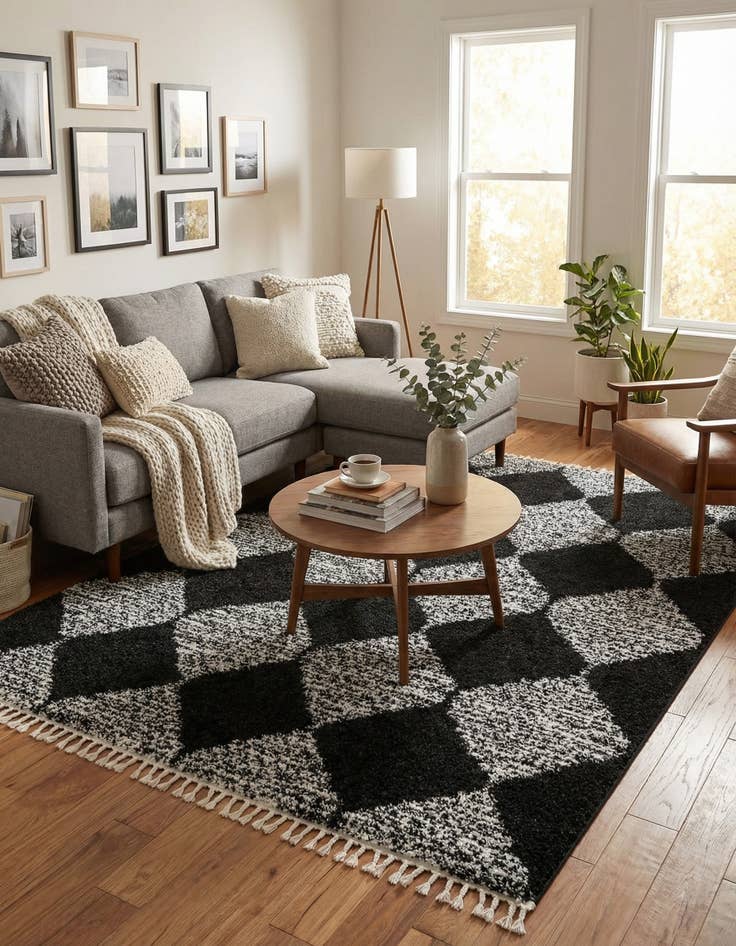 Detail image of 9' x 12' Serenity Shag Rug