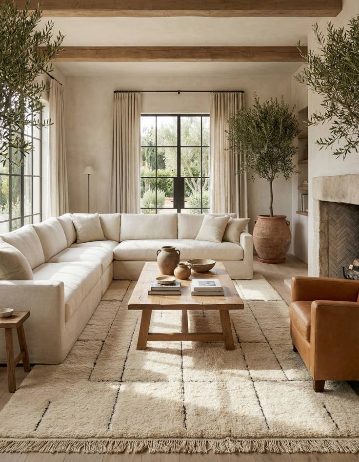 Detail image of 6' 6 x 10' 2 Berber Rug