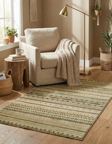 3' 3 x 5' Hand Knotted Darya Rug
