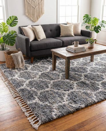 8' x 8' Athena Shag Square Rug