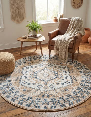 5' x 5' Oxford Round Rug