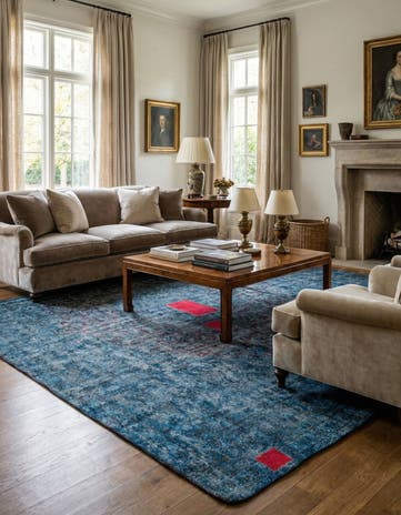 9' 9 x 13' 1 Hand Knotted Ultra Vintage Persian Wool Rug