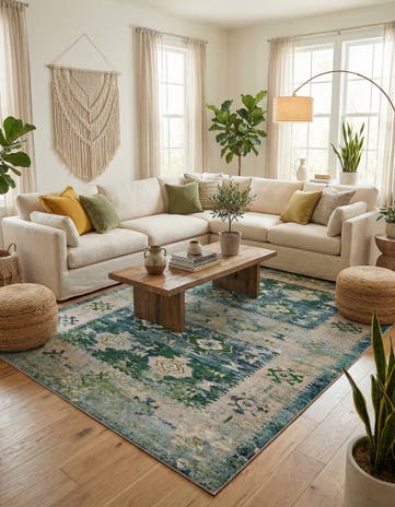 9' x 12' 2 Washable El Paso Rug