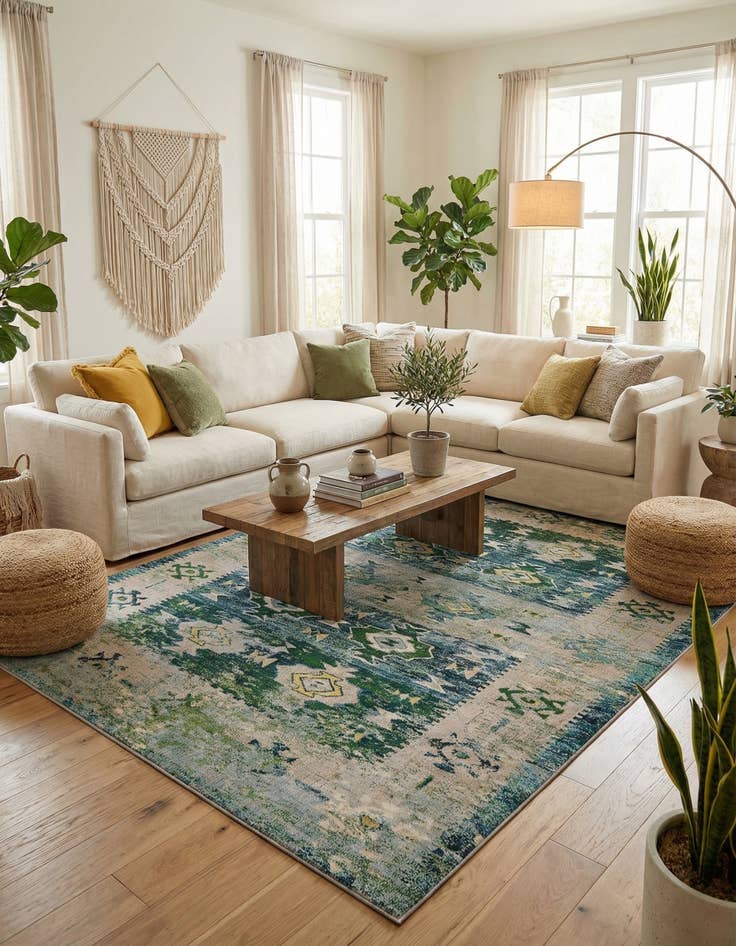 Detail image of 9' x 12' 2  Washable Alta Rug