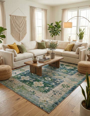 9' x 12' 2 Washable El Paso Rug