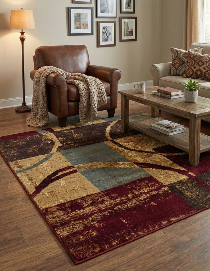 Detail image of  4' x 4' Cafe Square Rug