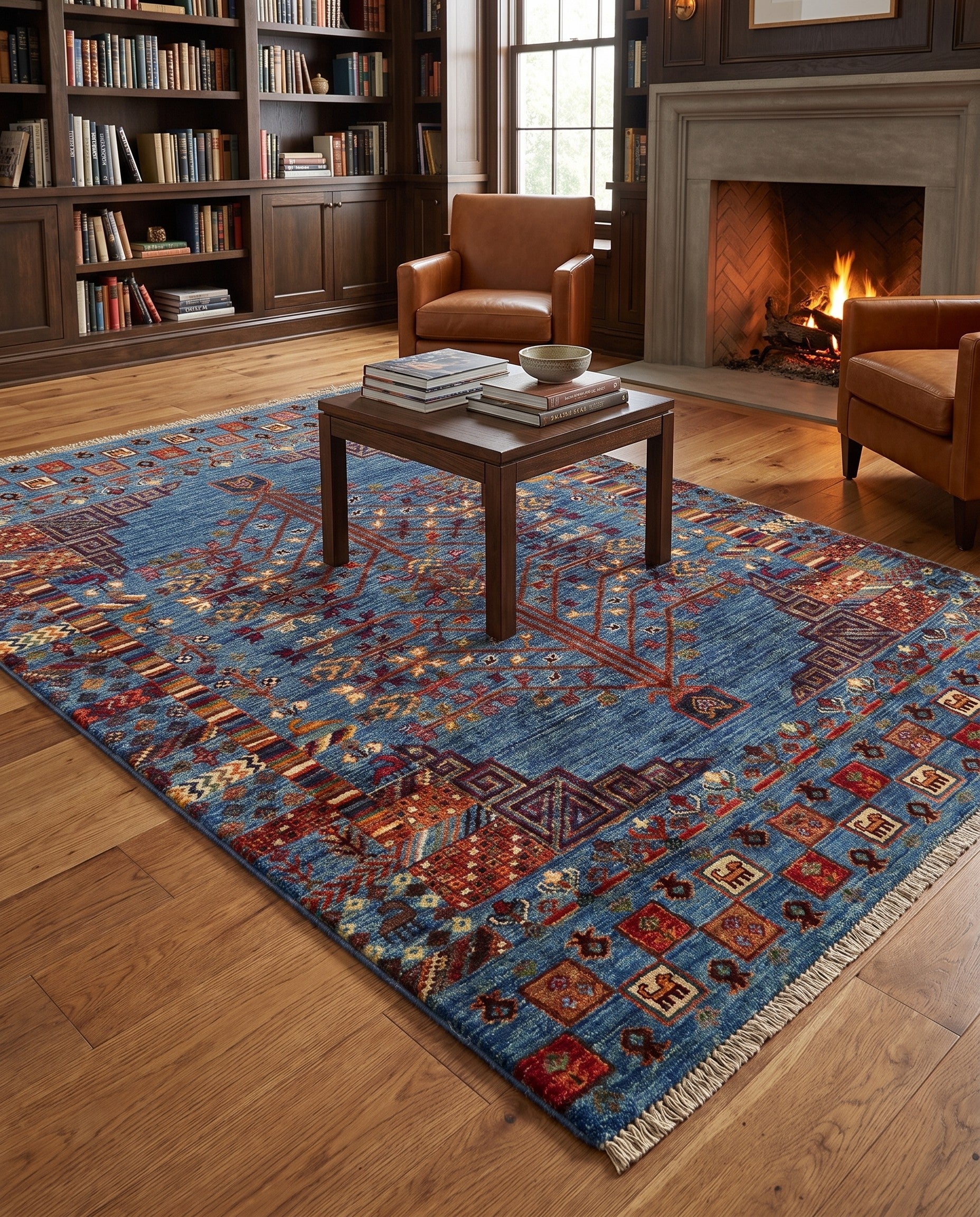 4' 2 x 5' 9 Hand Knotted Ariana Ziegler Rug