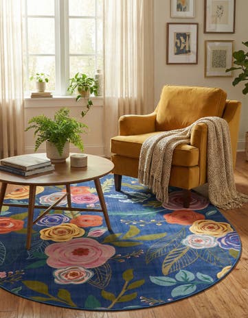6' x 9' Blossom Oval Rug