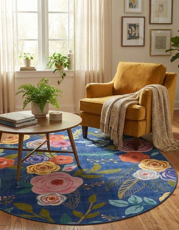 6' x 9' Blossom Oval Rug