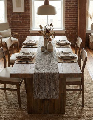1' 2 x 5' 1 Hand Woven Braided Jute Table Runner Rug