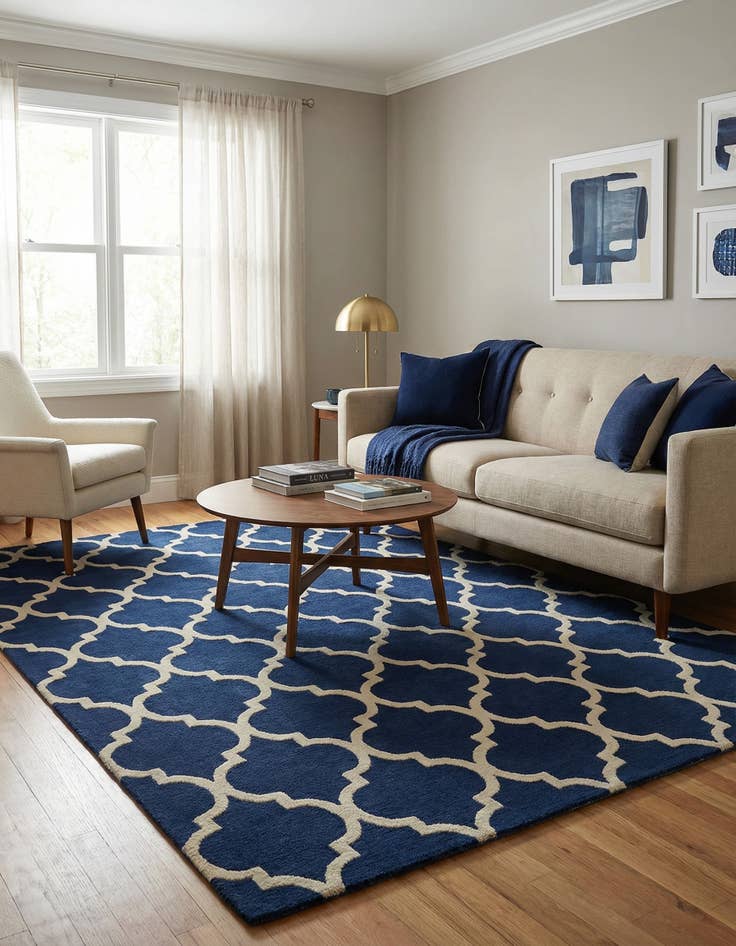 Detail image of 5' 1 x 8' Luna Rug