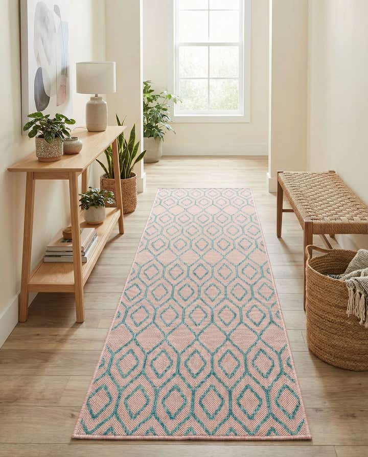 2' x 6' Easy-Clean Jill Zarin Turks and Caicos Indoor / Outdoor Runner Rug