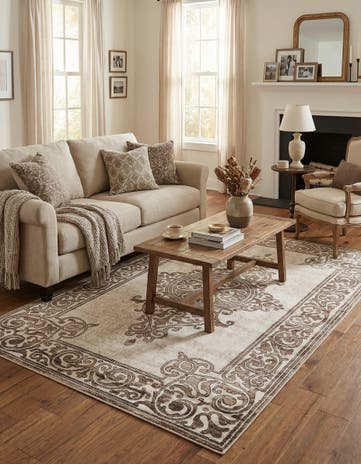5' 3 x 8' Hermitage Rug