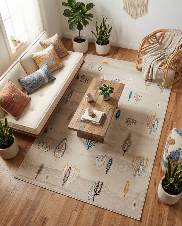 Detail image of 5' 3 x 8' Laguna Rug