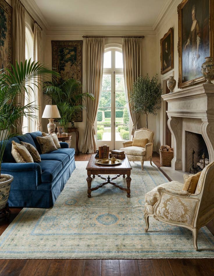 Detail image of 8' 10 x 11' 7 Mamluk Rug