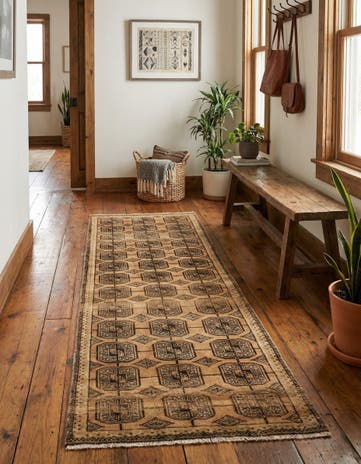 2' 5 x 6' 10 Balouch Wool Runner Rug