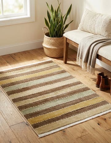 Brown Kashkuli Gabbeh Rug