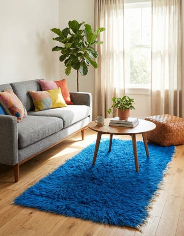2' 4 x 4' 8 Hand Knotted Moroccan Wool Runner Rug