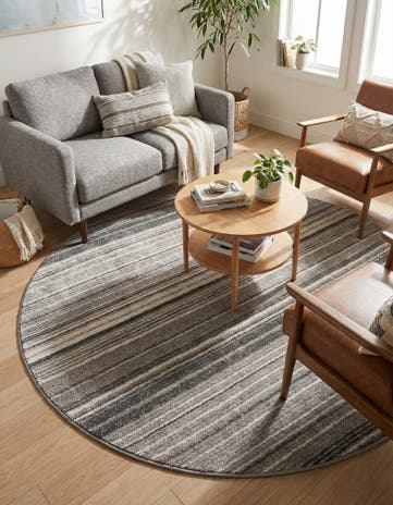 5' 3 x 5' 3 Gemstone Round Rug